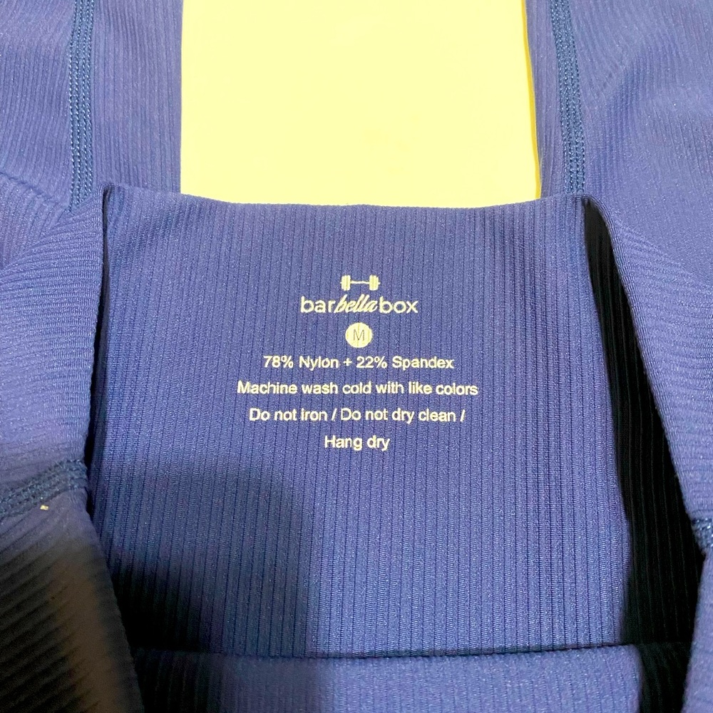 Barbella Box Ribbed Legging, Medium - Picture 3 of 5